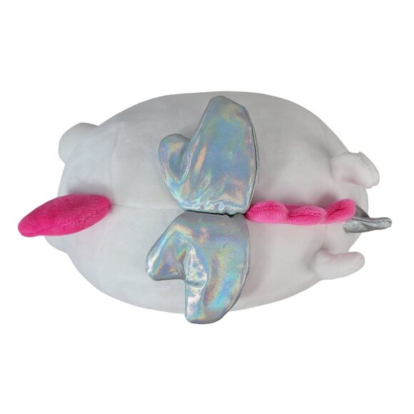 Animal Adventure Flying Unicorn Plush White 9" Silver Wing Horn Embroidered 2020 - Picture 7 of 11